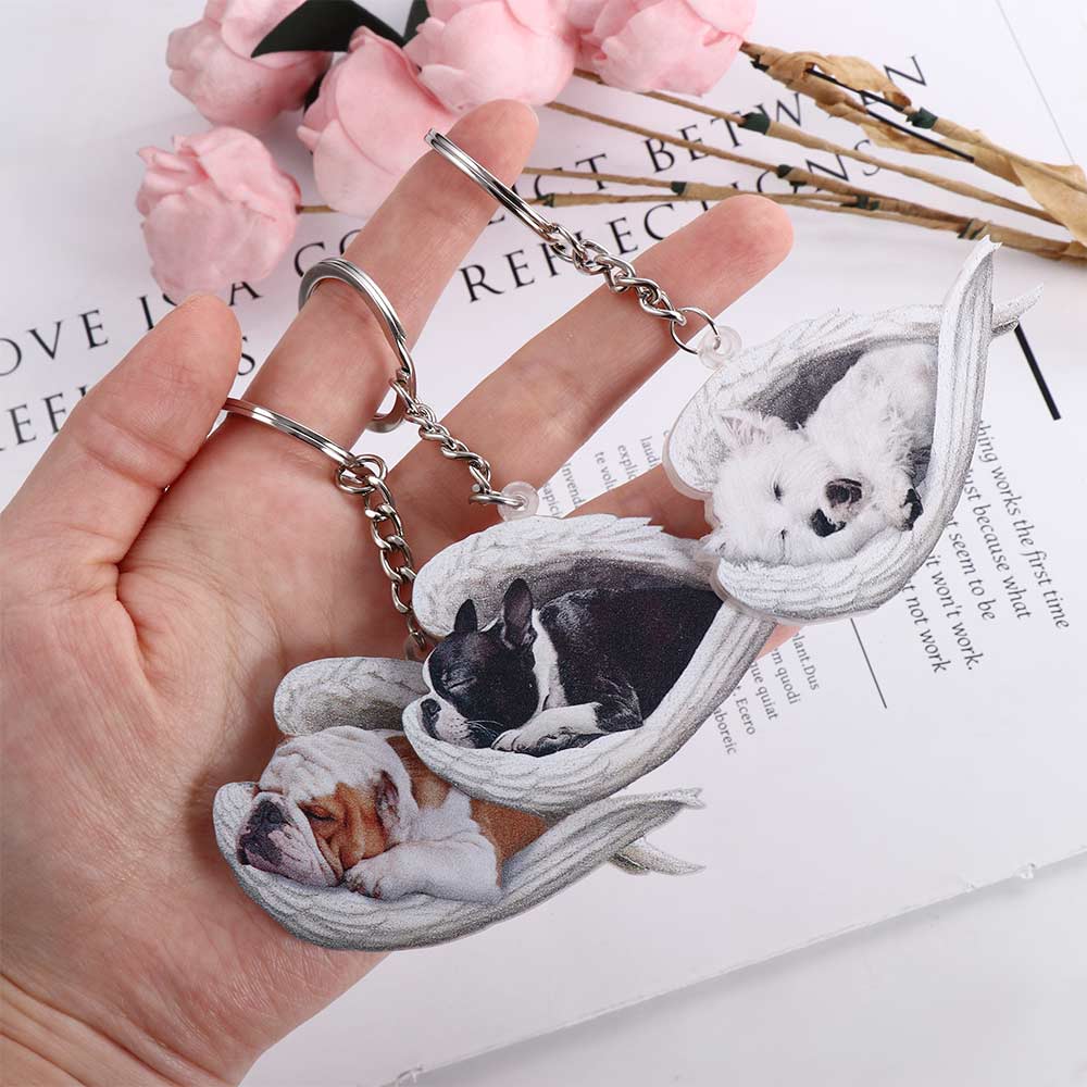 Pet Keychain Jewelry Gift Keyring For Women Car Keyring Dog Pendant Dog Key Chains Animal Keychain
