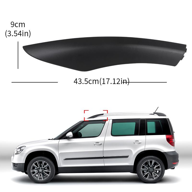 5LD860145 Передний Задний Рейлинг на Крышу Защитная Крышка Для Skoda Yeti SUV 2009-2018 Рейлинг Багажник на Крышу Торцевая Крышка 5LD860149-GT5