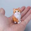 Simulation Cat Pet Model Cute Mini Cat Decoration Creative Cat Ornament  Kids Toy