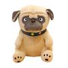 Haesol Pug Bulldog Puppy Animal Character Doll, Brown, Korean Baby Products