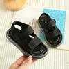2025 Summer Kids' Non-Slip Mesh Sandals: Soft Sole, Velcro Beach Shoes for Boys & Girls