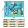 Monsters University Mike and Sulley Blankets   Wool Throw Blankets Airplane Travel Personalised Ultra-Soft Warm Bedspreads