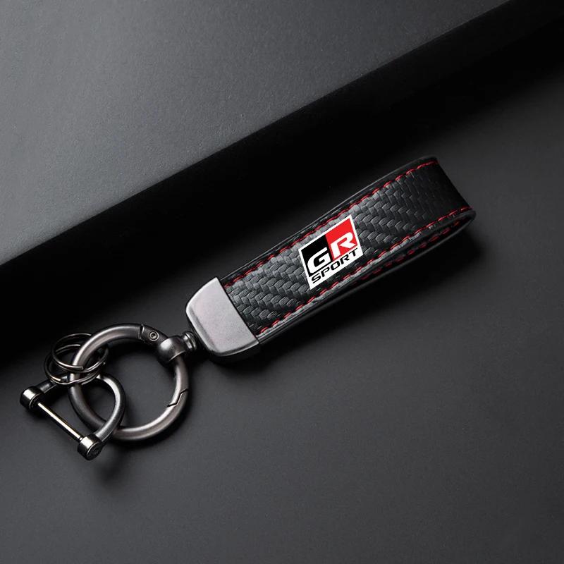 Брелок для ключей автомобиля для Toyota GR Sport RAV4 C-HR Supra Yaris 86 Corolla Camry Highlander Avensis Prado Prius Аксессуары