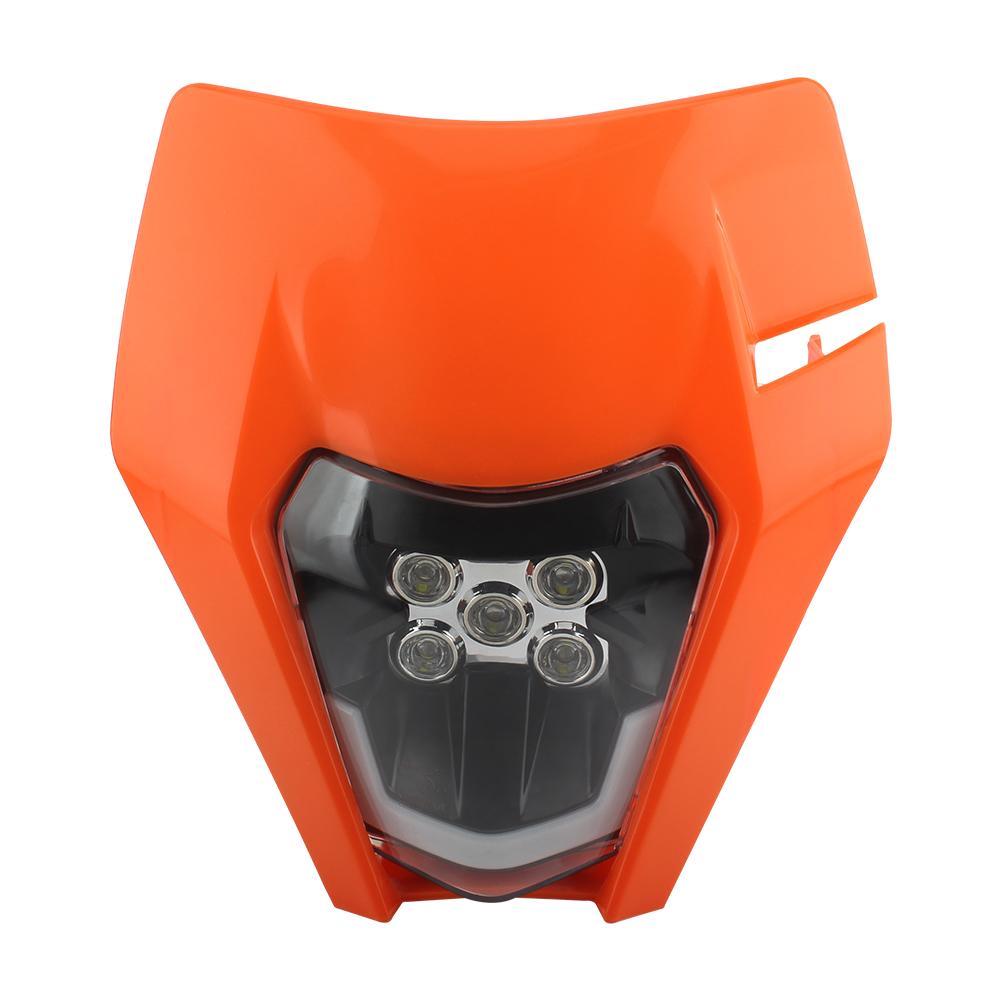 Светодиодная фара для мотоцикла KTM EXC SX XC XCW 125 150 250 300 350 450 530 Фара Аксессуары для мотокросса Фара Supermoto