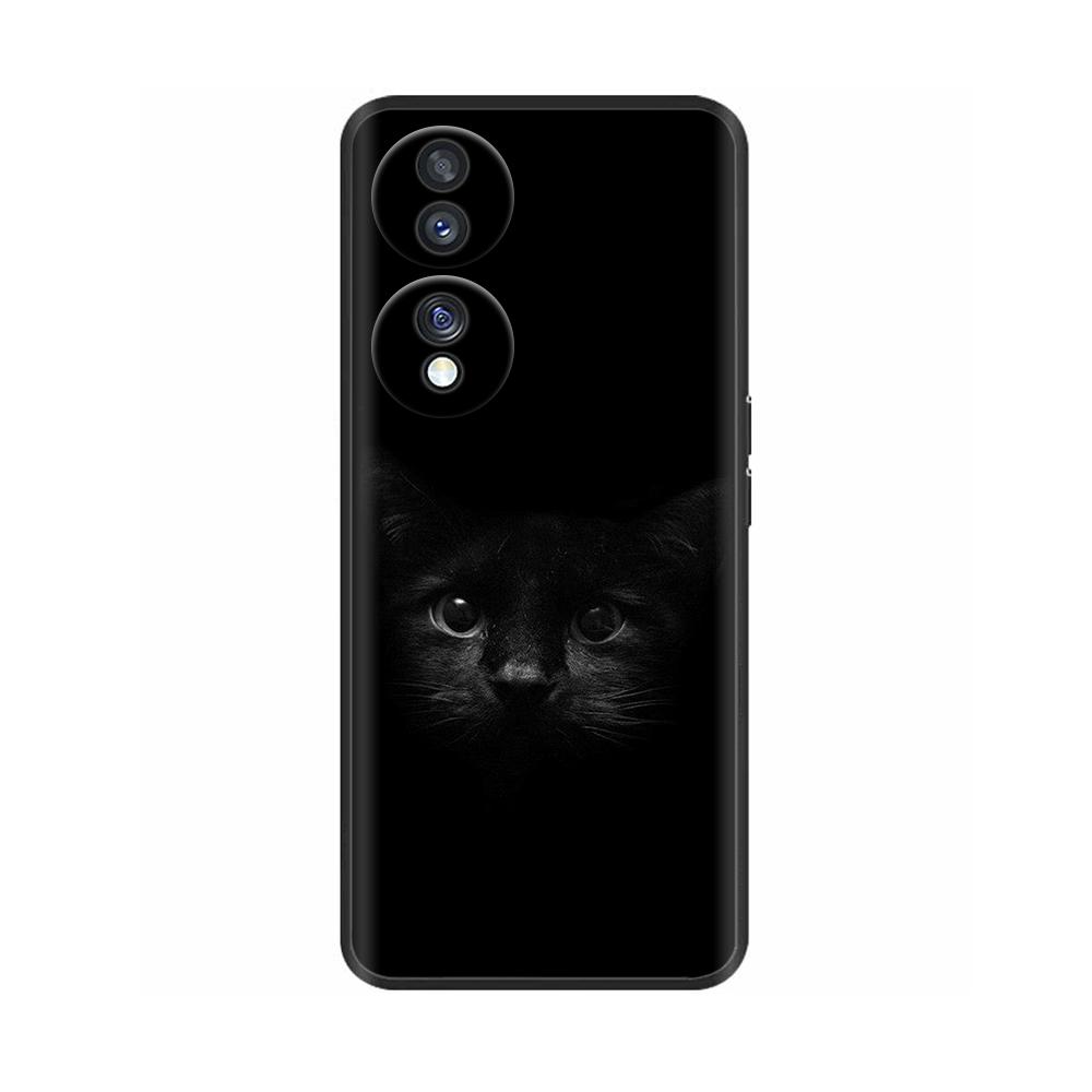 Чехол для Honor 70 5G Силиконовая задняя крышка телефона Для Honor 70 Pro Чехлы для телефона Милый Цветок Coque Funda для Huawei Honor 70 Pro Plus