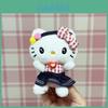 Плюшевая игрушка Hello Kitty с джинсовым узором и мультяшным дизайном для детского подарка