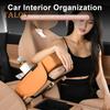 Органайзер для спинки автомобильного сиденья с подстаканником, крючком для коробки с салфетками, многофункциональный ящик для хранения на автомобильном сиденье, практичный аксессуар для салона автомобиля для детей, путешествующих в путешествиях
