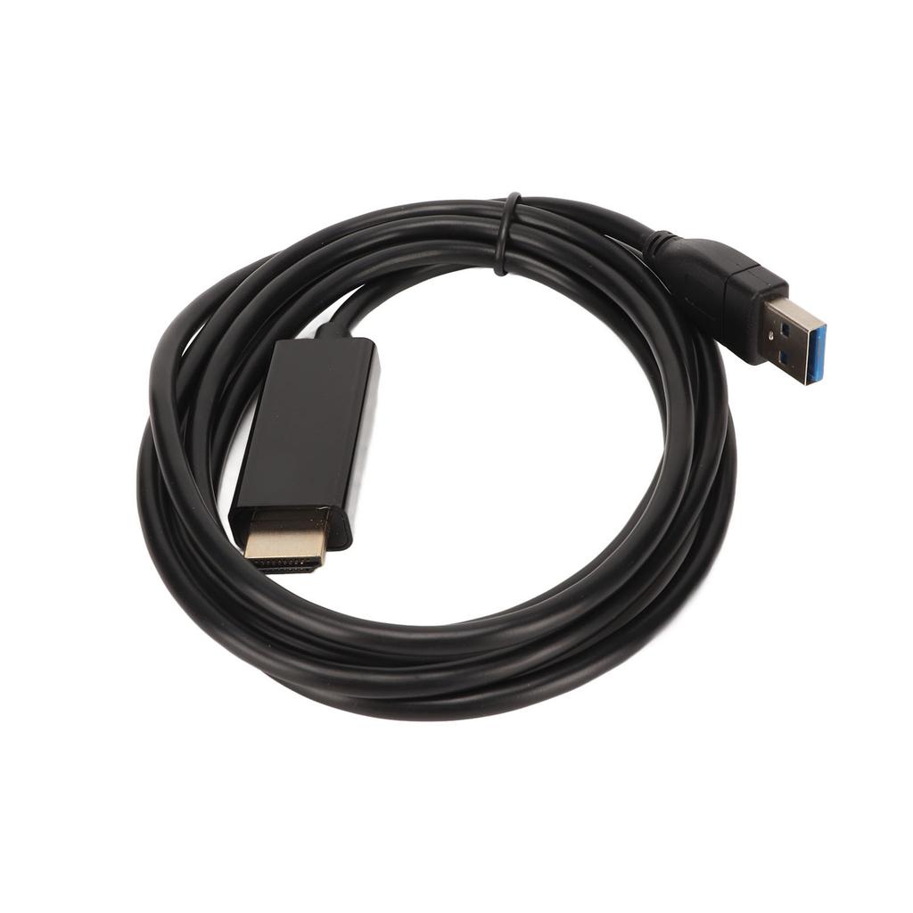 Кабель-адаптер USB3.0 к HD мультимедийному интерфейсу 5.9 футов 4K Кабель Plug and Play для OS X для Windows 10