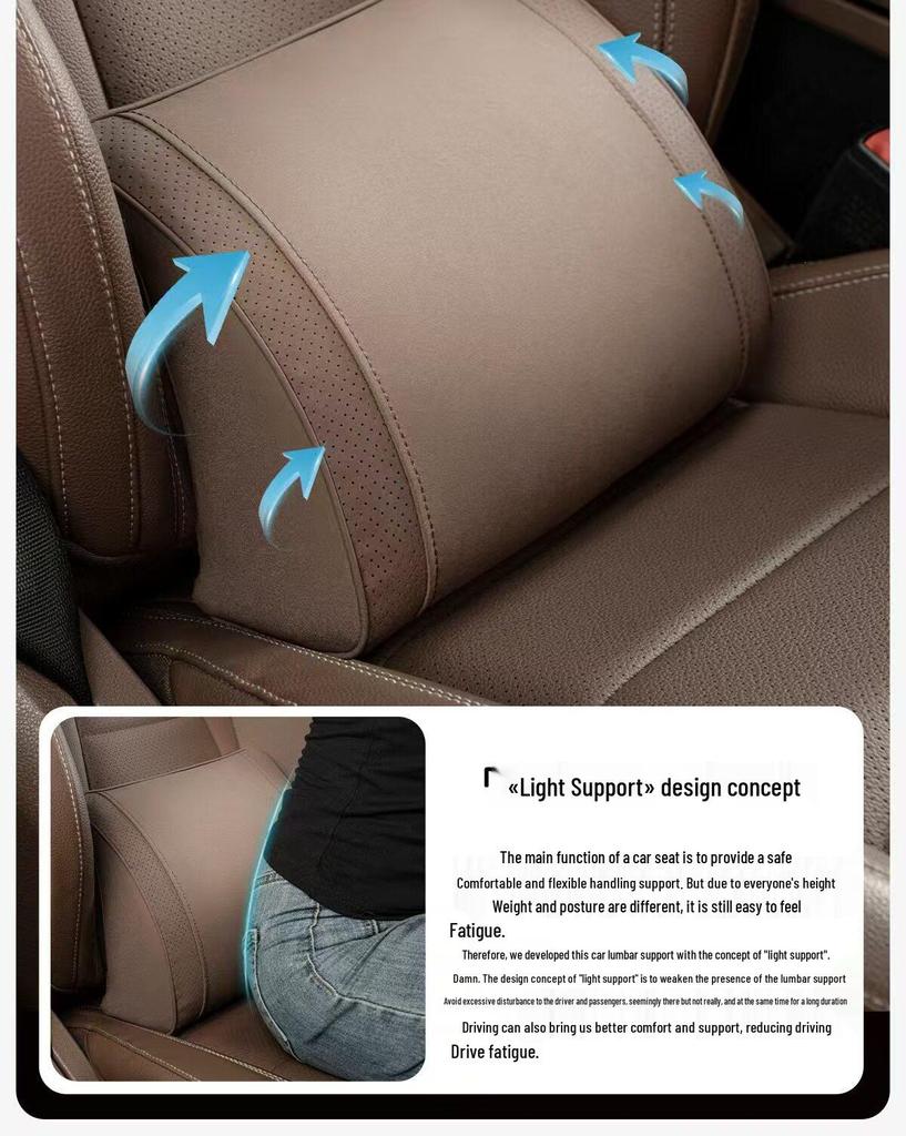 Автомобильная подушка для шеи и поясничная поддержка Geely для Emgrand Galaxy E5/L7, Xingyue, Boyue, Bin Yue и Xingrui.