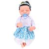 18inch Lifelike Reborn Dolls Soft Vinyl Washable Beautiful Clothes Baby Doll Toys with Milk Bottle