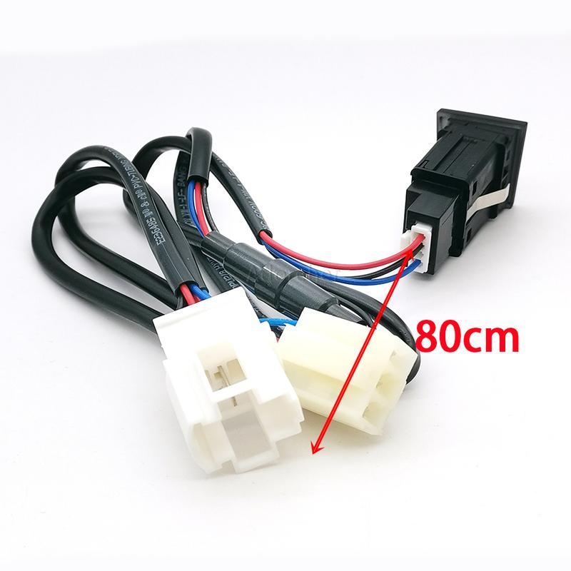 Car USB Charger QC3.0 Phone Charging Adapter Cable Outlet Button For VW CC 2011 2012 Magotan B6 Accessories