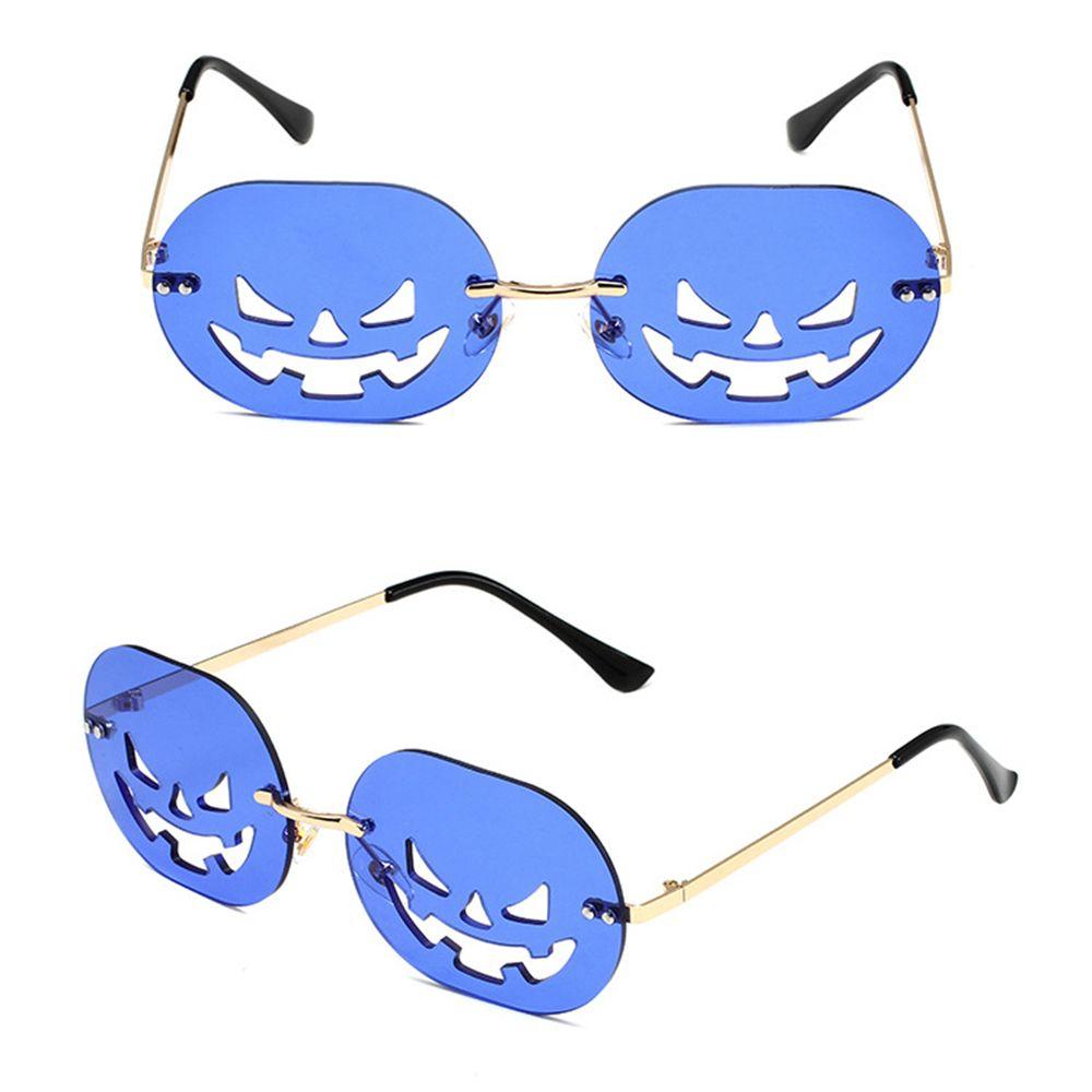 Halloween Decorations Oval Funny Party Glasses Sunglasses for Women Men Halloween Pumpkin Glasses