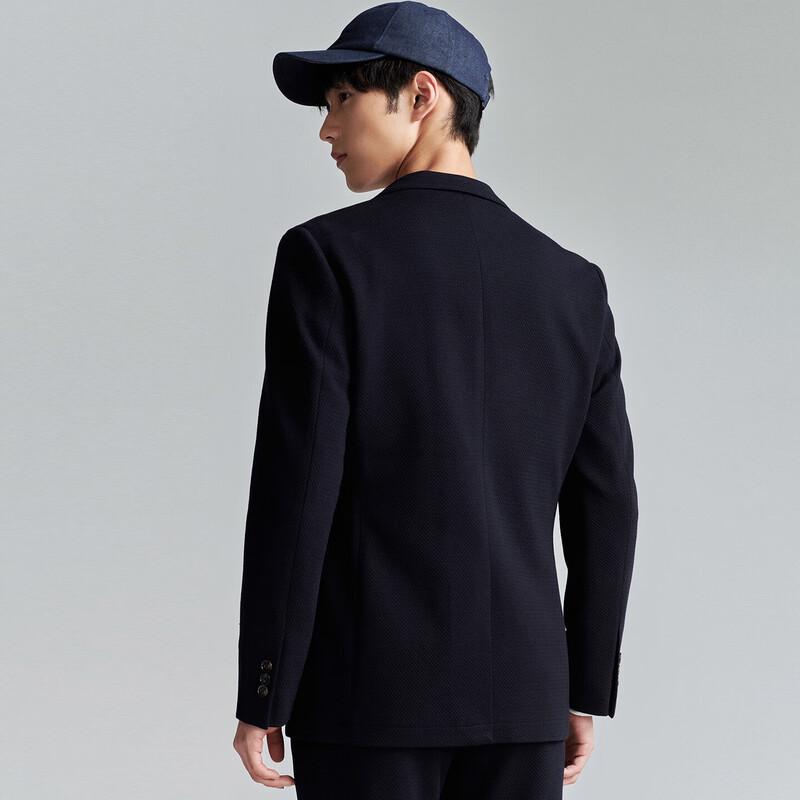 Мужской синий приталенный блейзер Baoxiniao в стиле business casual ESU243713U