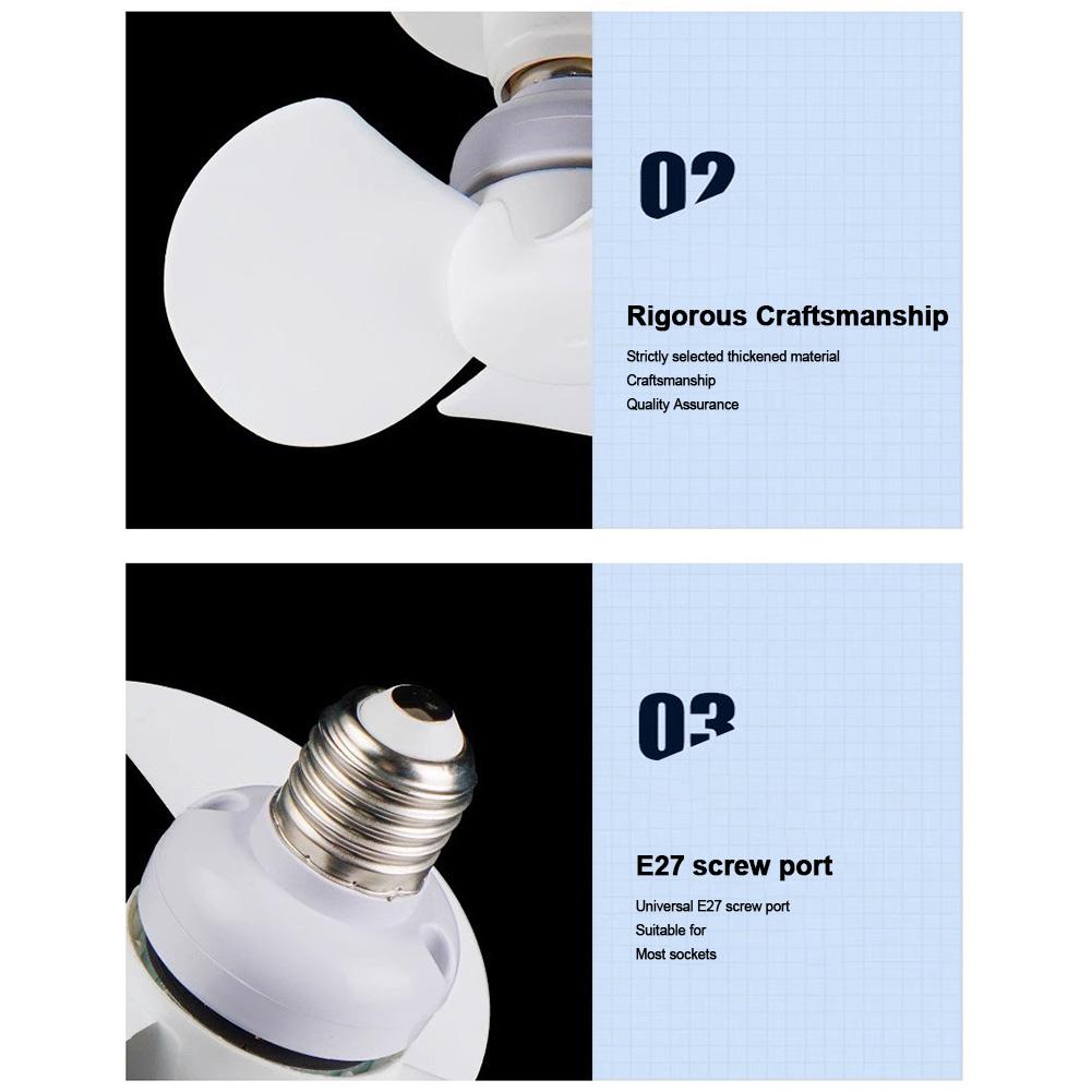 Светодиодный мини-потолочный вентилятор с удлинителем для шланга, вентилятор с цоколем E27