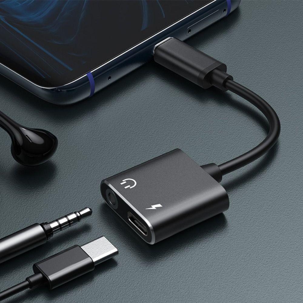 Aluminium Jack Headphone Adapter 2 In 1 USB C Headphone and Charge Adapter for Xiaomi/HUAWEI/Letv