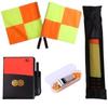 Soccer Referee Flag Whistle Set Professional Football Red Card and Yellow Card Kit Sport Training Useful Referee Tool