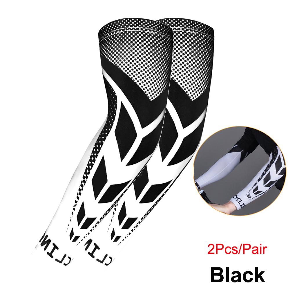 1 пара охлаждающих нарукавников для мужчин и женщин, спортивные рукава с защитой от ультрафиолета для бега, езды на велосипеде, баскетбола, футбола, волейбола