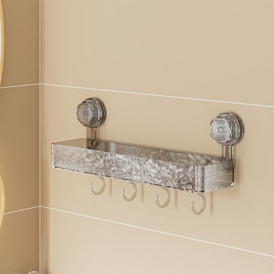 Душевая кабина Полка для хранения присосок Большая вместимость Прочная несущая способность Простота установки Регулируемый нижний слив Прозрачная угловая полка