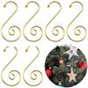 12/20 Pcs/Set Party Supplies Christmas Decoration Hanger Hooks Xmas Tree Hook S Shaped Metal Hook