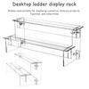 Desktop Ladder Display Stand Easy Assembly Acrylic Perfume Organizer Tier Options