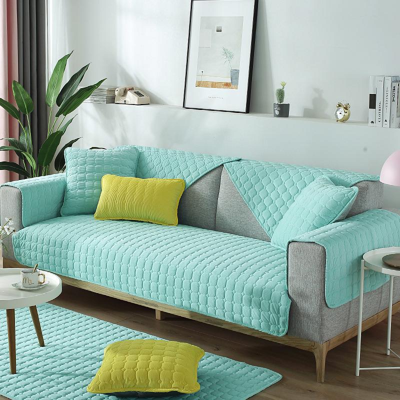 Новая подушка для дивана Four Seasons, универсальная нескользящая подушка, вельветовый простой современный чехол для дивана, тканевый чехол