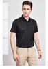 Cool and Breathable Summer Black Shirt for Middle-aged Men