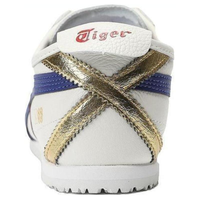 ONITSUKA TIGER Кроссовки Mexico 66 Белые Темно-синие Красные Золотые 1183B511-100