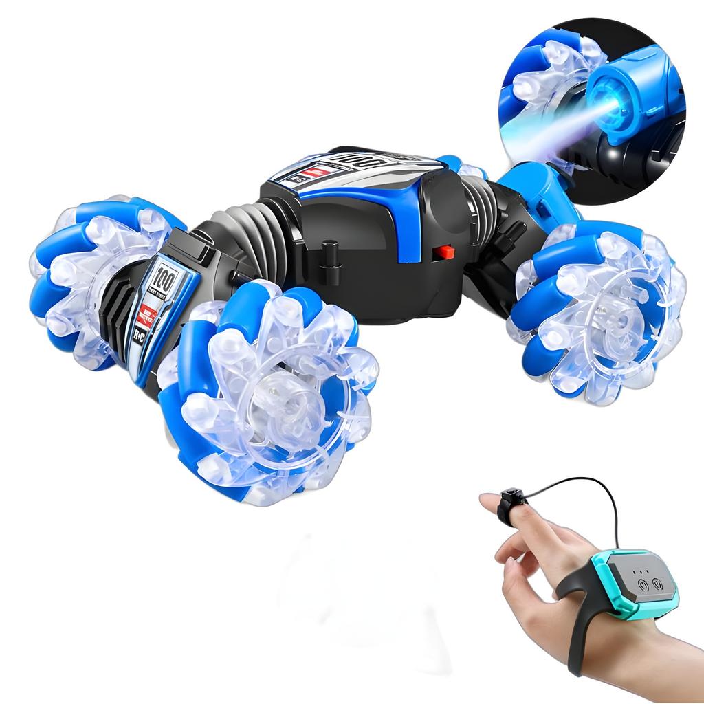 Remote Control Car, Gesture Sensing RC Stunt Car, 4 WD Transform Off Road for Rotating, 2.4Ghz Hand Controlled Remote Control Twister Cars