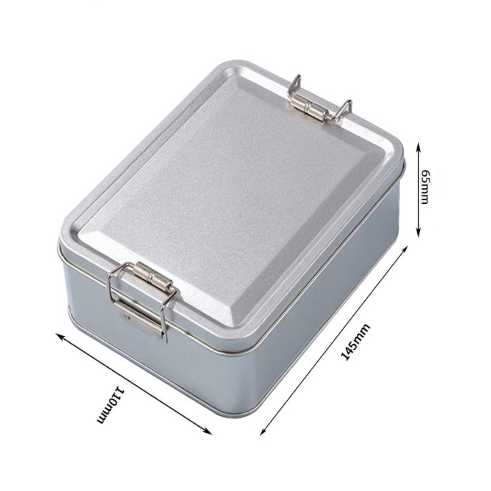 Old-fashioned Rectangular Iron Box Metal Buckle Iron Box High Quality Candy Box