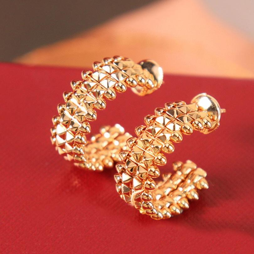 Винтажные серьги популярного бренда для женщин, серьги-пули изысканного качества, роскошные ювелирные изделия, дизайнерская мода, золотые женские серьги