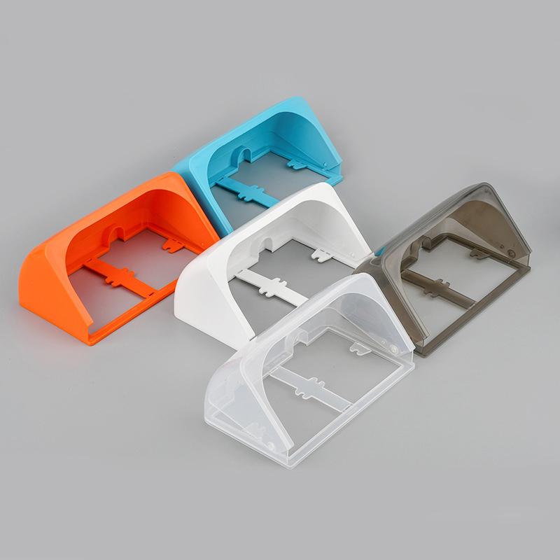 86 Тип настенной розетки Водонепроницаемая коробка Самоклеящаяся крышка для электрической вилки Ванная комната Двойной выключатель Защита розетки Брызгозащищенная коробка