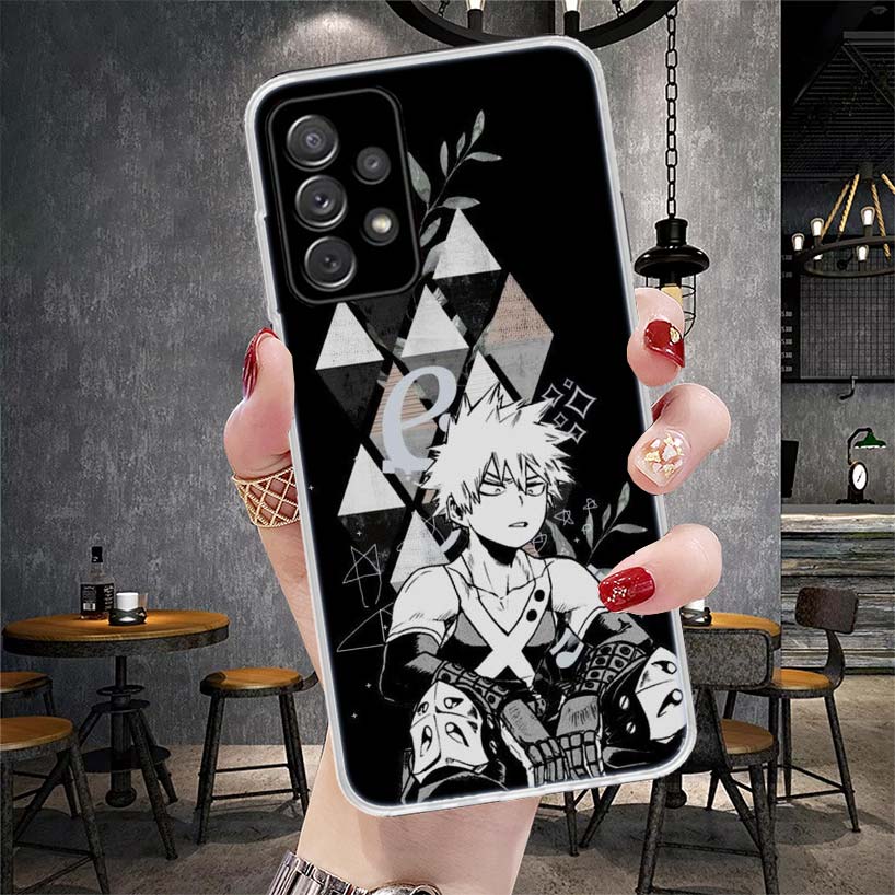 Чехол для телефона My Hero MHA Бакуго Кацуки Для Samsung Galaxy A13 A14 A15 A16 A17 A53 A54 A55 A56 A57 A33 A34 A35 A36 A37 A23 A24 A2