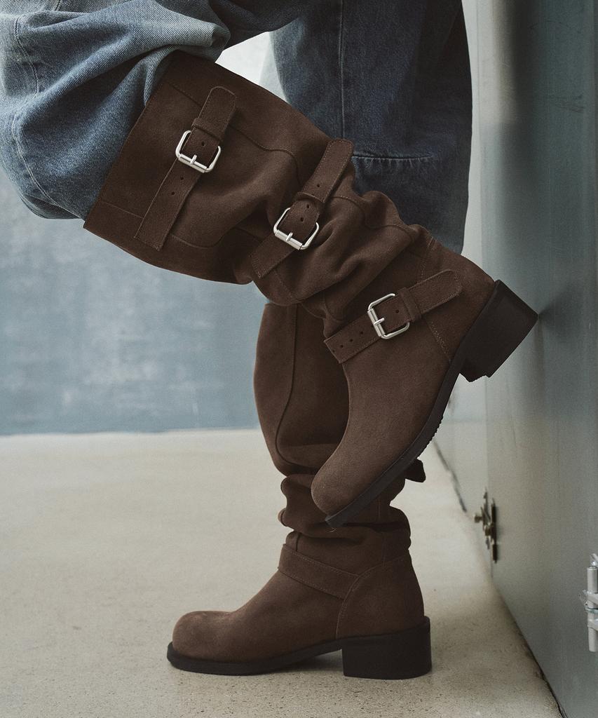 Twvp Moon Slouch Biker Boots (3 Colors) Moon Slouch Biker Boots 25Sf05