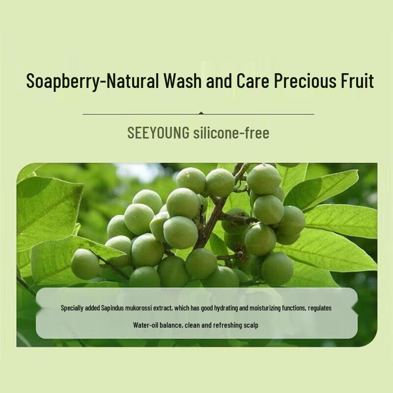 Ziyuan Sapindus Oil Control Shampoo & Conditioner Set