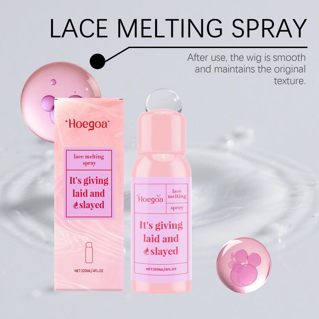 Спрей для фиксации парика, укладка кружева парика, невидимая посадка, легкий и освежающий ухаживающий спрей