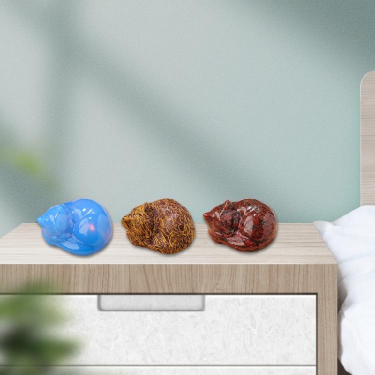 Амулет Кристаллические Кошки Резная Статуэтка, Декоративная Каменная Фигурка Уникальный Авантюриновый Декоративный Артефакт для Коллекций Подарков