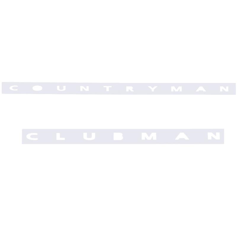 Car Accessories Metal Letter Emblem Rear Trunk Body Badge Sticker For MINI Cooper S R60 F60 Countryman JCW Clubman Paceman
