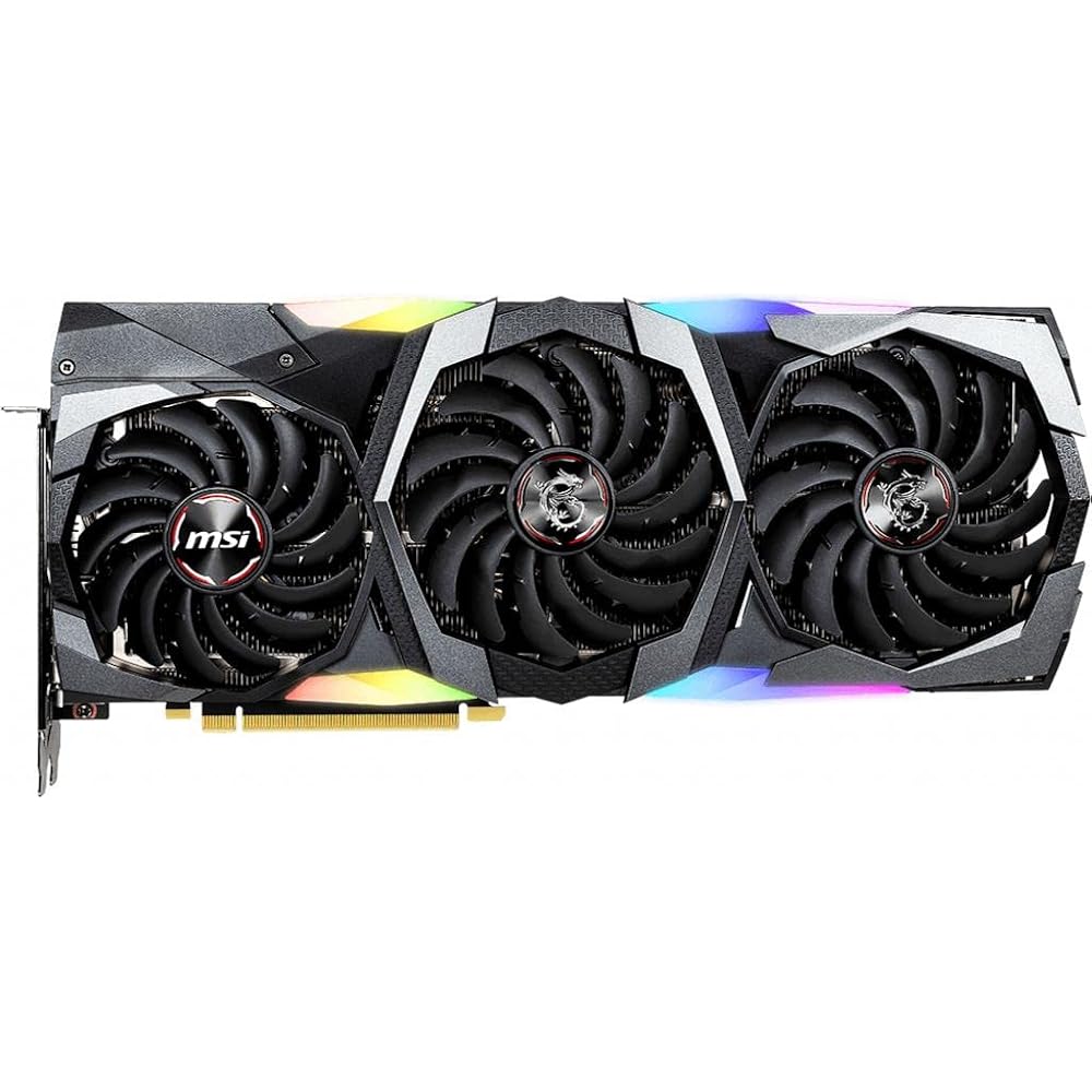 MSI Gaming GeForce RTX 2070 Super 8GB GDR6 256-bit HDMI/DP NVLink Tri-Frozr Turing Architecture Overclocked Graphics Card (RTX 2070 Super Gaming Trio)