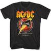 ACDC Cannon Lightning Bolt Men's T Shirt For Those About To Rock Tour 1981