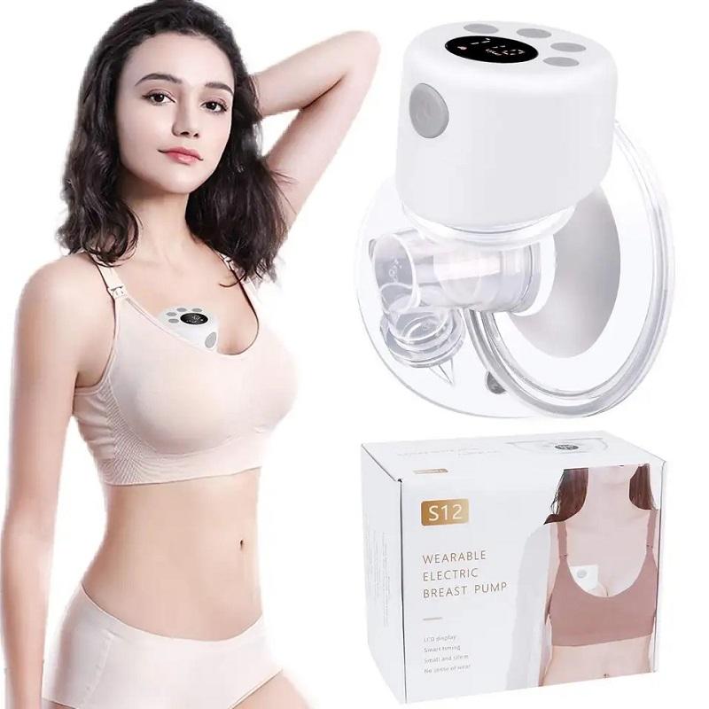 Автоматический молокоотсос Носимый молокоотсос Maxi Flex Двойной электрический молокоотсос без помощи рук для кормления ребенка без BPA