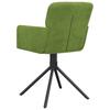 Dining Chairs 2 pcs Swivel Light Green Velvet