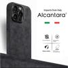 Настоящий чехол из алькантары для IPhone 15 16 17 Pro Max Plus Air, роскошный магнитный чехол, кожаный чехол для телефона Magsafe для 16 15 14 Pro Max