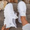 Women’s Versatile Breathable Flyknit Dad Shoes 2025 - New Style Casual Season Sneakers (Size 43)