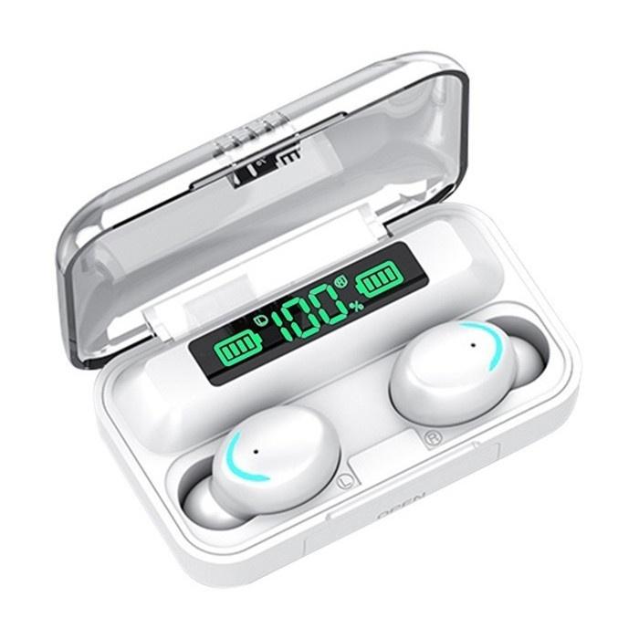 Беспроводные наушники TWS, зарядное устройство 3000 мАч, Bluetooth-совместимые стереонаушники, гарнитуры с микрофоном