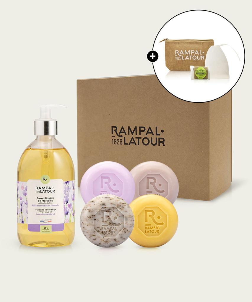 Sabon Жидкое мыло и Sabon Longe Подарочный набор из 5 предметов (лаванда)