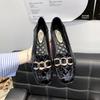 Fashion New Women Flat Shoes 2025 Casual Fashion Slip-on Ballerina Woman Flats Patent Leather Loafers Ladies Spring Autumn Lady Footwear