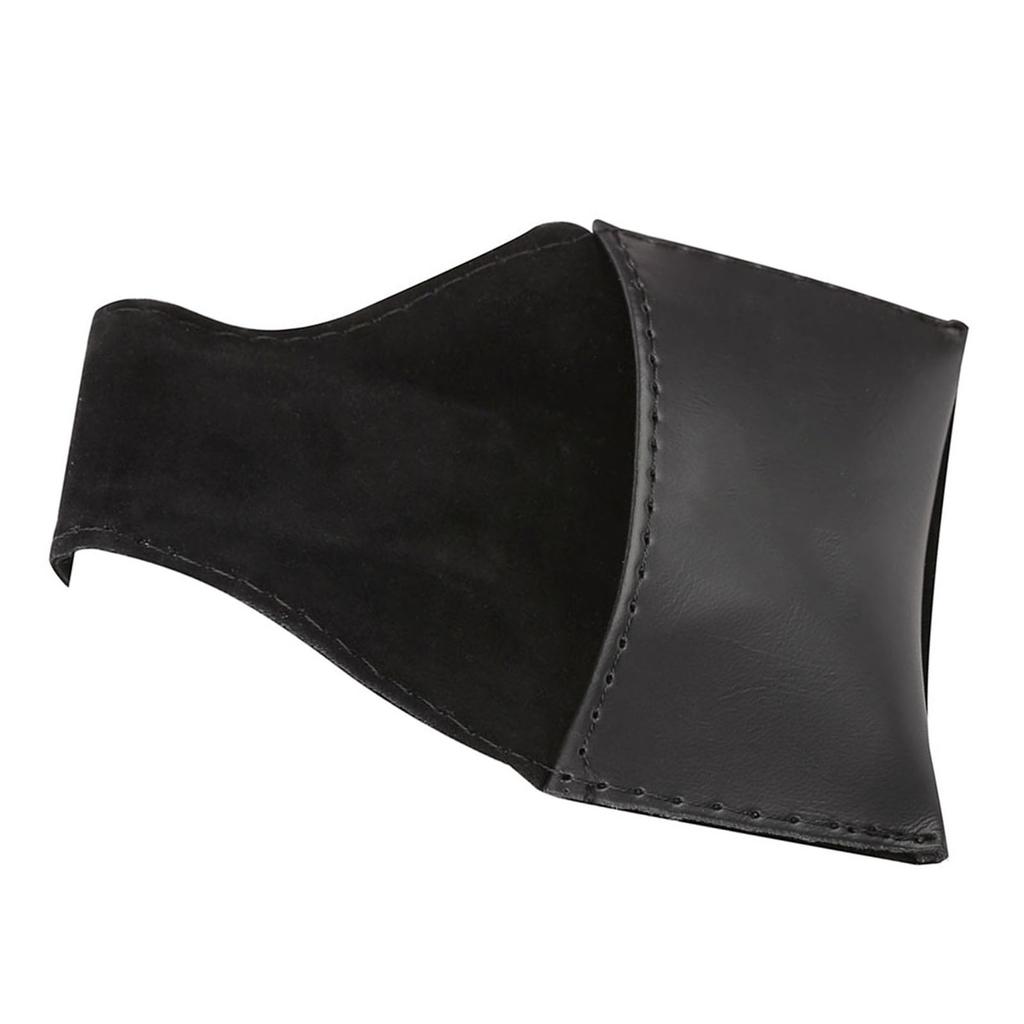 Держатель для бильярдного мела, портативный аксессуар из искусственной кожи, черный