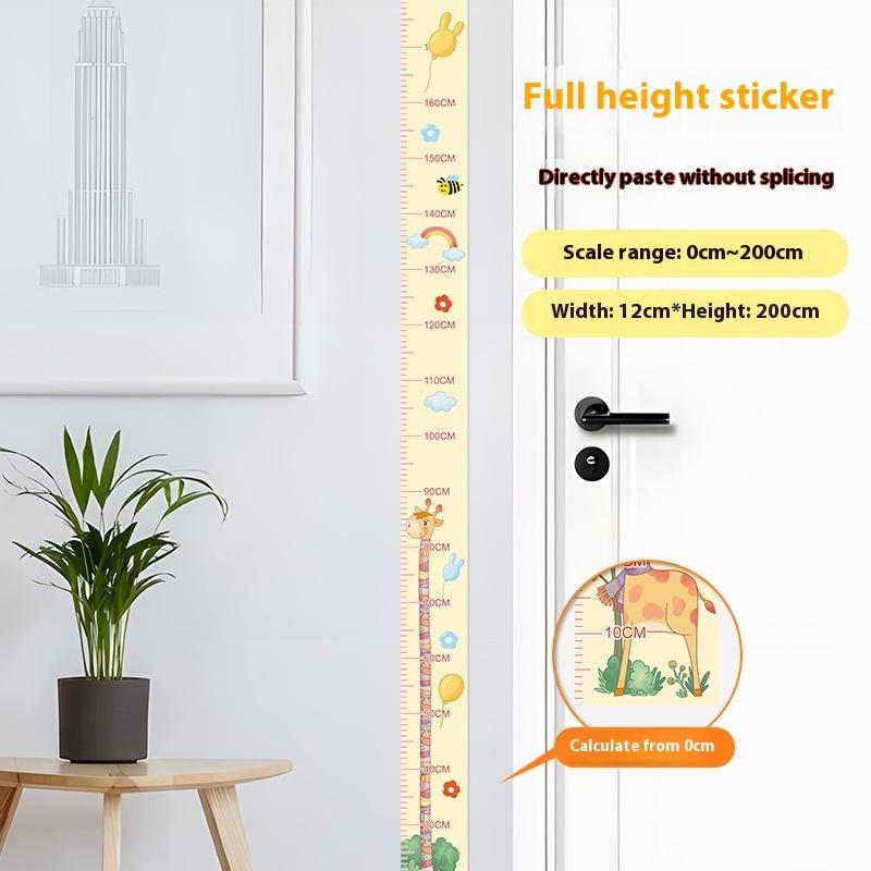 Высота 2М Мультяшная наклейка на стену Измерительный инструмент Линейка Для измерения роста Наклейка Обои Таблица роста Можно удалить