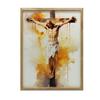 Love On The Cross - Jesus Dying On The Cross Love On The Cross - Jesus Dying On The Cross, 40X50 Cm, Black Aluminum Frame, 230 Gsm Matte Paper