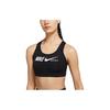Swoosh Medium Support One-Piece Padded Sports Bra Women Underwear Black DR2831-010